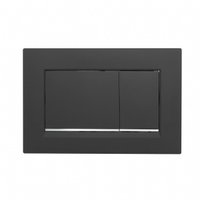 Matte Black Flush Plate fits Geberit Sigma