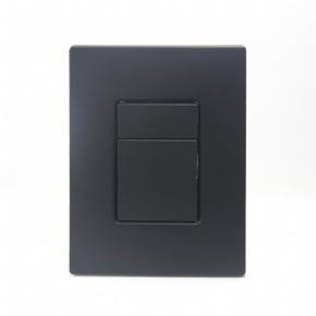 Black Dual Flush Plate fits Grohe