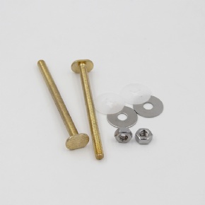 Iron with Brass plated closet toilet bolt