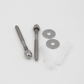 Toilet basin fixing kit